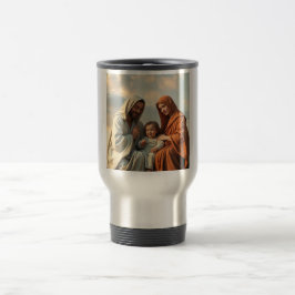 Térmica Santa Família Jesus Maria e Joseph Steel Caneca de