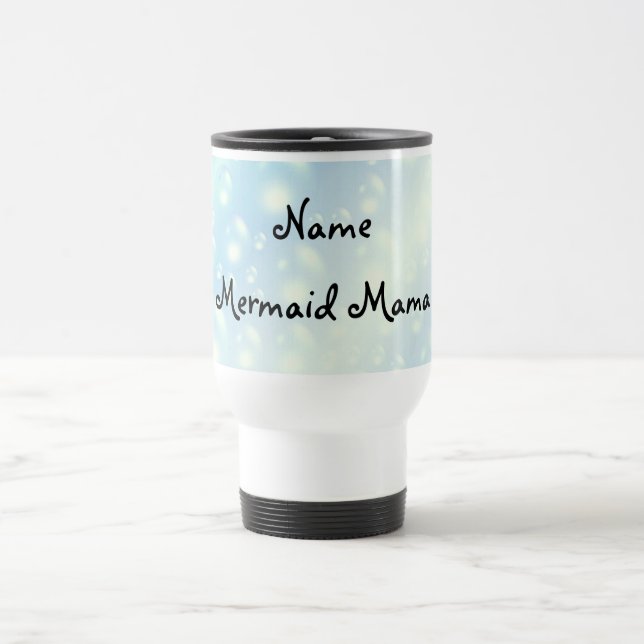 Térmica Sereia Mama design Caneca de viagem. (Centro)