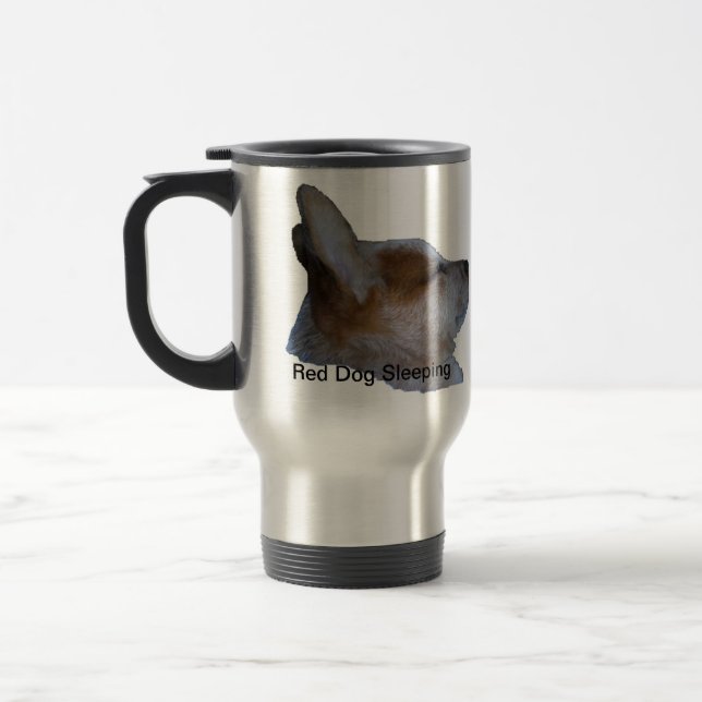 Térmica Sono vermelho do cão da caneca (Esquerda)
