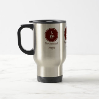 Térmica Uma caneca de café elegante e sofisticada com um g
