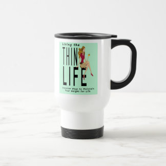 Térmica Vivendo a caneca alta da vida fina