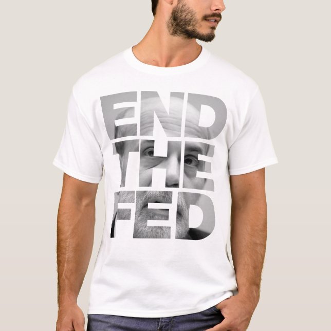 Termine a camisa de Fed Bernanke (Frente)