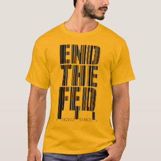 Termine a camisa do design do código de barras de