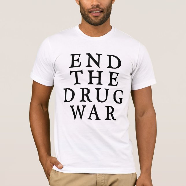 Termine o t-shirt da guerra contra as drogas (Frente)