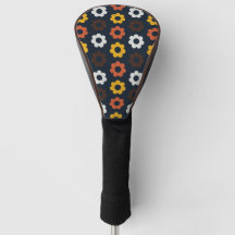 Ternos de Golfe com Padrão Floral Vintage dos Anos