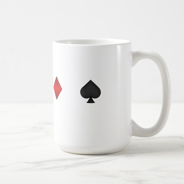 ternos do cartão de jogo 3D - caneca de café (Direita)