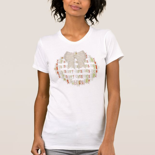 Terra 1 Feliz Natal com Arco - Camisa Natal (Frente)