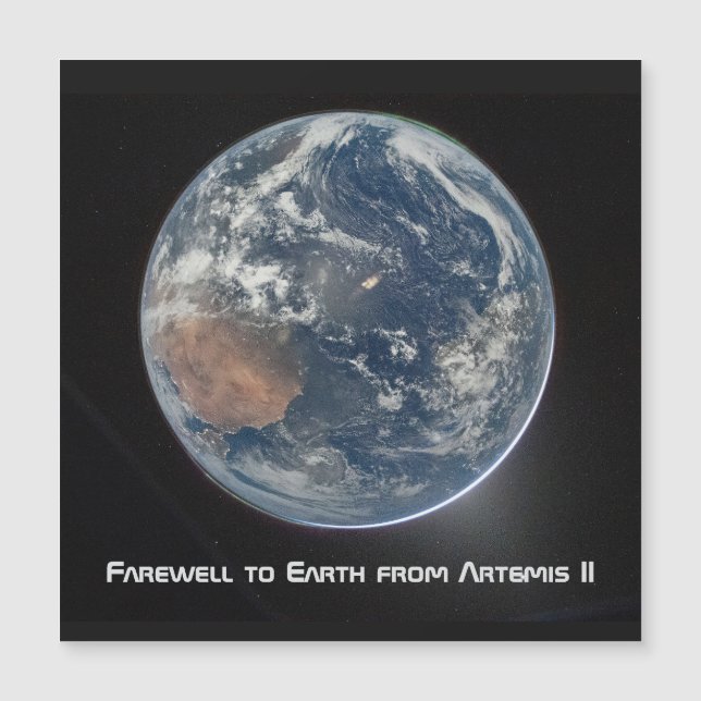 Terra a partir de Artemis II (Frente)