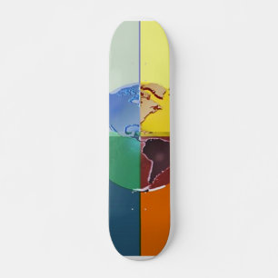 Terra Colorida de Skateboard