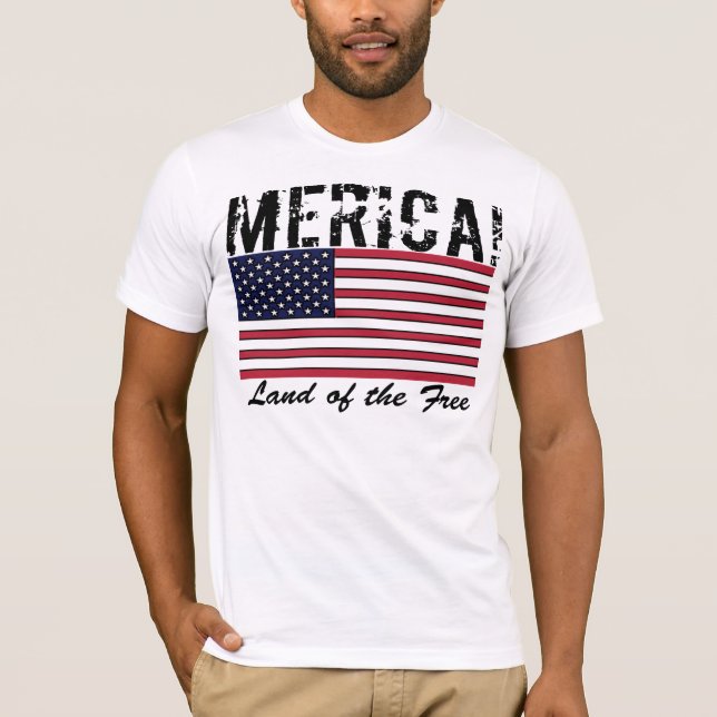 Terra de América da camisa livre (Frente)