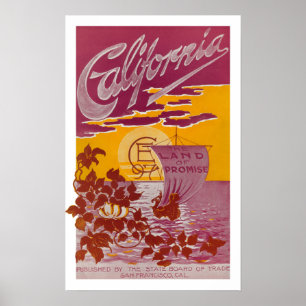 Terra de Califórnia do poster da promessa
