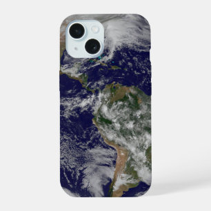 Terra De cheio Mostrando Uma Tempestade De Inverno