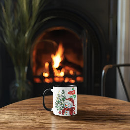 Terra de Encantamento de Inverno - Caneca Personal