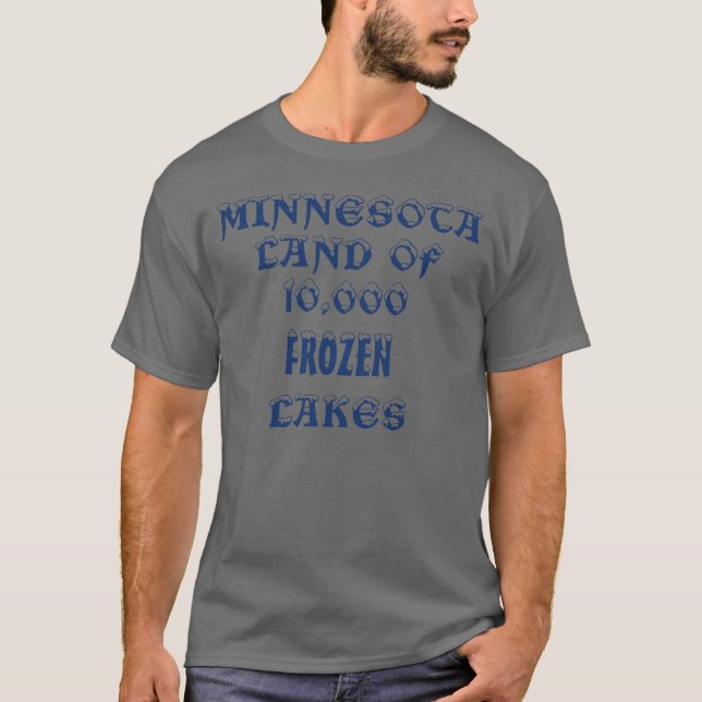 Terra de Minnesota com camiseta Congelada de 10.00 (Frente)