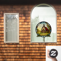 Terra de Pastagem de Fazenda Celeiro Vidro Manchad