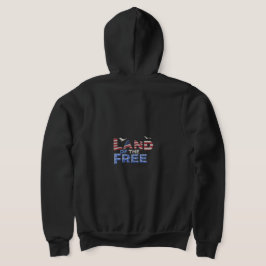 "Terra do Cheio Livre", Zip Hoodie. Camiseta