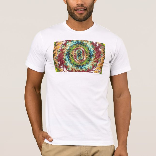 Terra do doce - Camiseta Fractal (Frente)