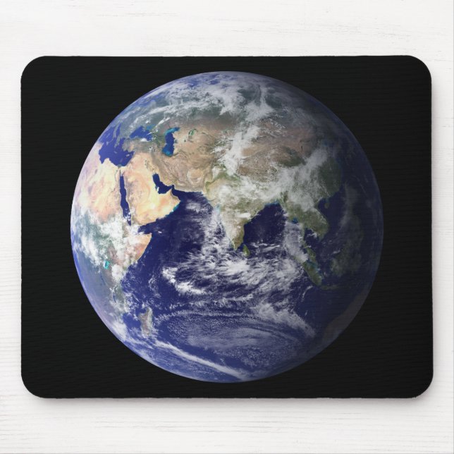 TERRA do PLANETA do ESPAÇO (Ásia) Mousepad (Frente)