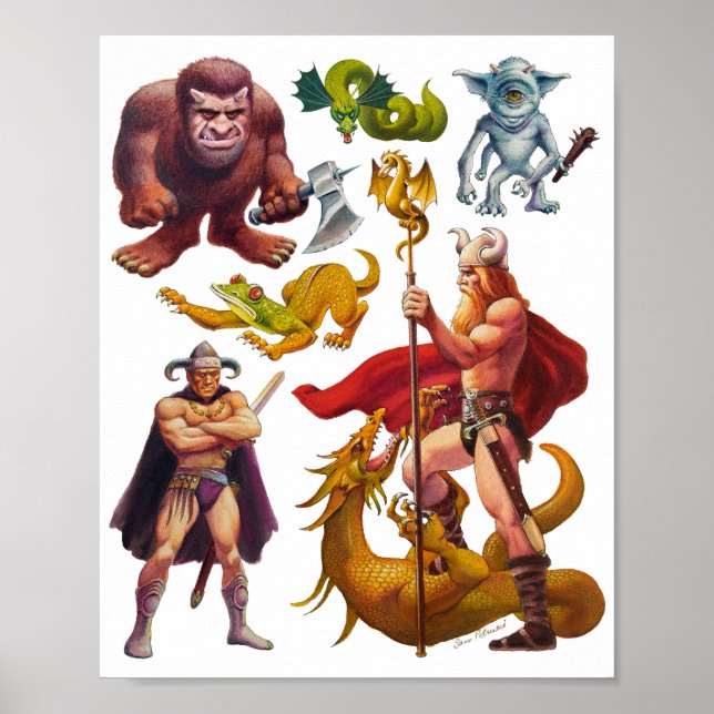 Terra do Ta, Stefan Cheio Page Art Impressão (Frente)