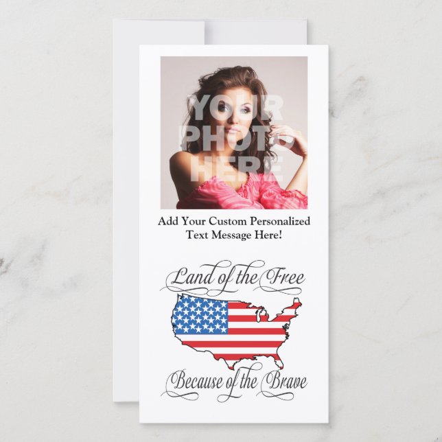 Terra dos Libertos por causa do Patriótico dos EUA (Frente)