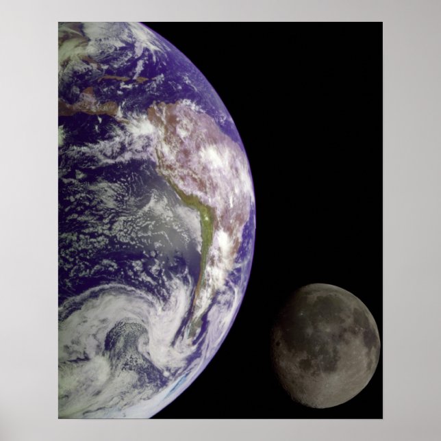 Terra e poster da Lua (Frente)