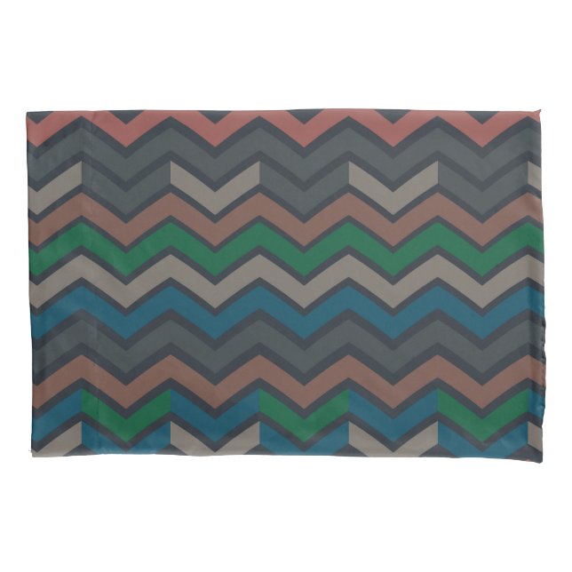 Terra Escura Florestas Zigzag Chevron  (Frente)