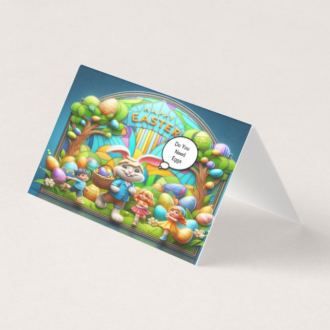 terra mágica do coelho páscoa (Frente)