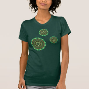 Terra Mandala Camisa Escura Feminina