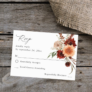 Terra russa e champanhe florais sem RSVP de refeiç