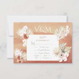 Terracota e folhas de palmeira Khaki Tropical RSVP