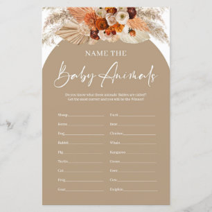 Terracotta boho: nome do jogo de bebês