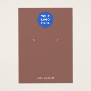 Terracotta Brown Adicione Seu Ecrã De Lado Do Logo