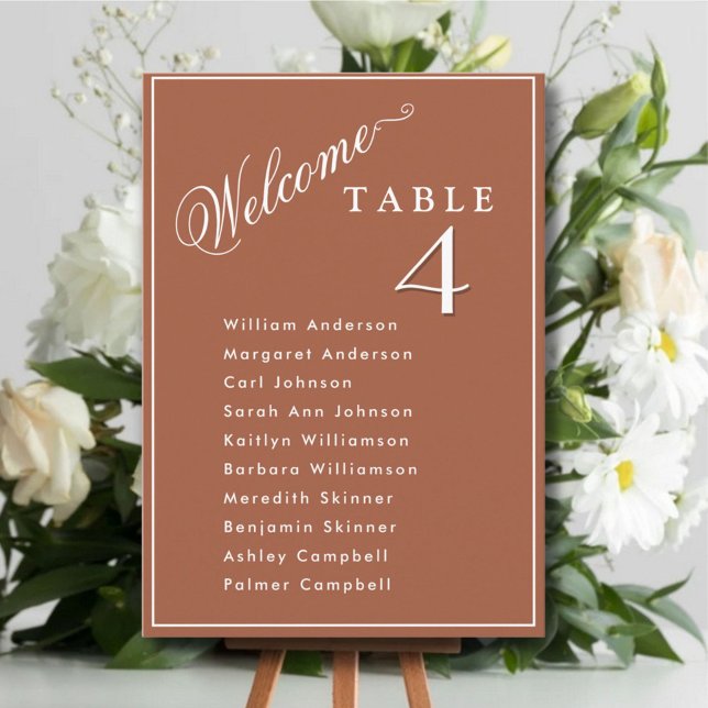 Terracotta Casamento Planos Cartões de Armamento N (Criador carregado)