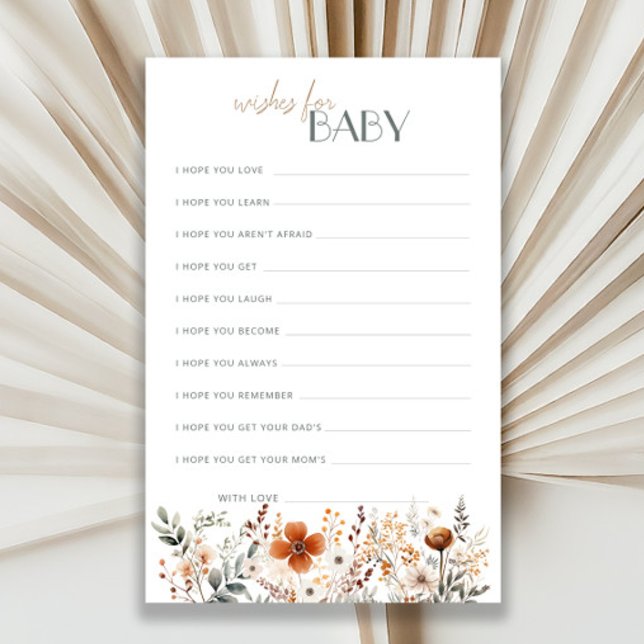 Terracotta Chá de fraldas De Flor Selvagem Deseja  (Criador carregado)