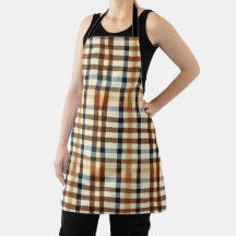 Terracotta Creme & Preto Xadrez Buffalo Plaid