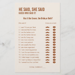 Terracotta Disse Que Disse Jogo De Chá de panela