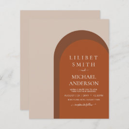 Terracotta Earth Tones Bold Casamento