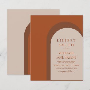 Terracotta Earth Tones Bold Casamento