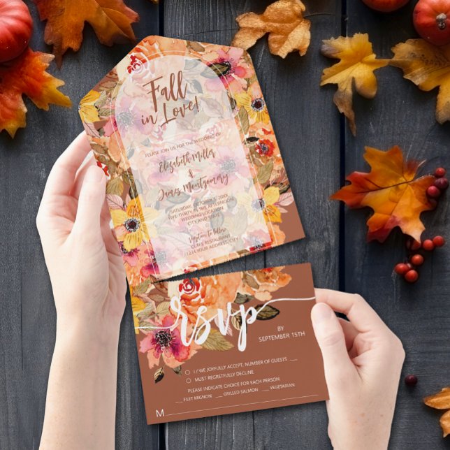 Terracotta Fall Floral Weding (Criador carregado)