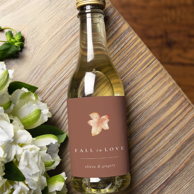 Terracotta "Fall in Love" Autumn Leaves (Criador carregado)