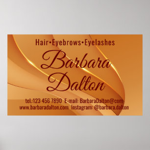 Terracotta Ocher Beige Dourada Poster