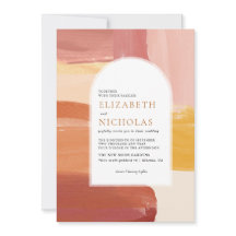 Terracotta Sunrise | Convite de Casamento Boho