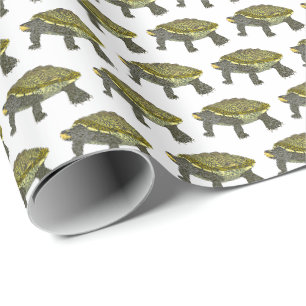 Terrapin (branco) - Papel de embrulho
