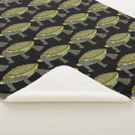 Terrapin (cobertor de padrão) - Cobertor Sherpa