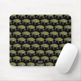 Terrapin (pattern black) - Mouse Pad