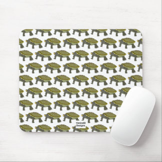 Terrapin (pattern white) - Mouse Pad