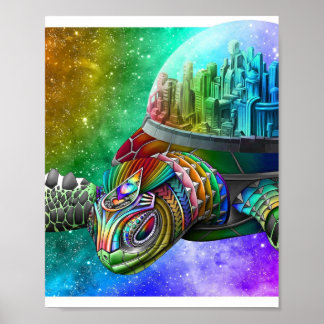 Terrapin Space Station — Poster de Arte Tartaruga 