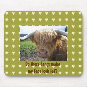 Terras Altas Escocesas Steer Humor - Mousepad