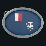 Terras Antárticas Austrais Francesas<br><div class="desc">Bandeira Patriótica das Terras Austrais e Antárticas Francesas.</div>