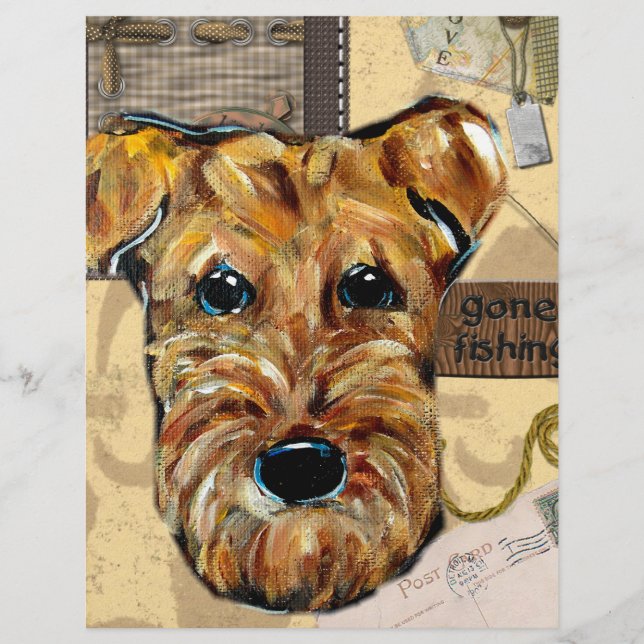 TERRIER AIREDALE (Frente)